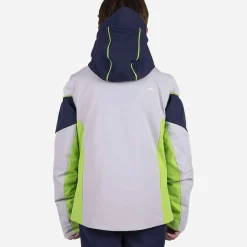 KJUS Jackets-Boys' Formula Jacket Alloy/Atlanta Blue