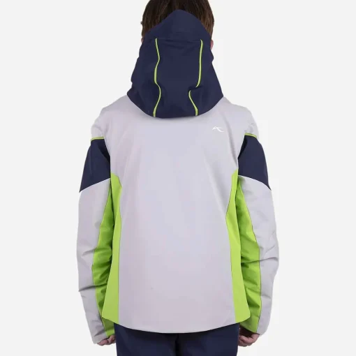 KJUS Jackets-Boys' Formula Jacket Alloy/Atlanta Blue
