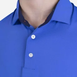 KJUS Polos-Boys' Polo Self Collar S/S Mykonos