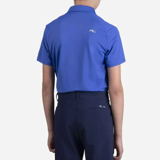 KJUS Polos-Boys' Polo Self Collar S/S Mykonos