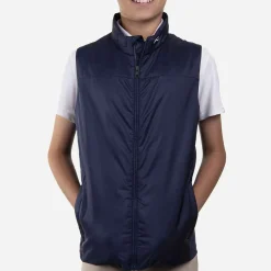 KJUS Midlayers-Boys' Radiation Vest Atlanta Blue