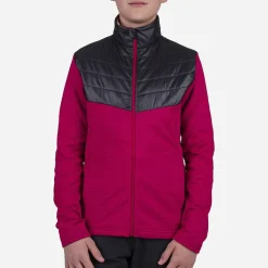 KJUS Midlayers-Girls' Jacky Midlayer Jacket Cranberry/Black