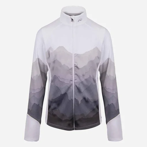 KJUS Midlayers-Girls' Jane Midlayer Jacket White/Iron