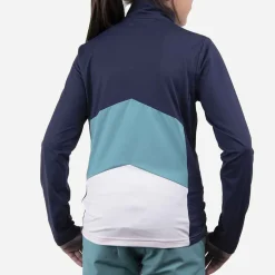 KJUS Midlayers-Girls' Julie Midlayer Half-Zip Tidepool/Atlanta Blue