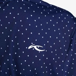 KJUS Polos-Girls' Printed Polo S/S Atlanta Blue/White