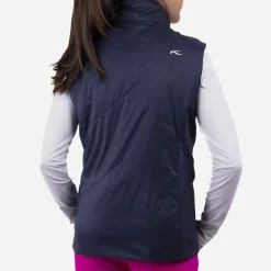 KJUS Midlayers-Girls' Radiation Vest Atlanta Blue