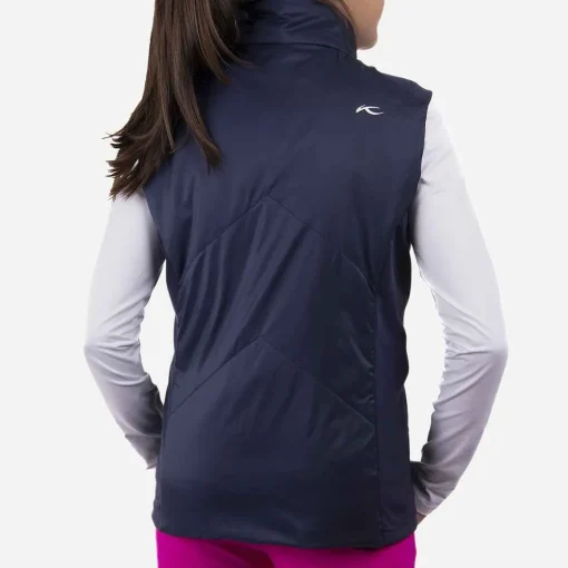 KJUS Midlayers-Girls' Radiation Vest Atlanta Blue