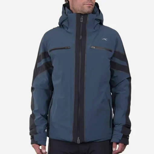 KJUS Jackets & Vests-Men'S All Timer Jacket Petrol Blue/Black