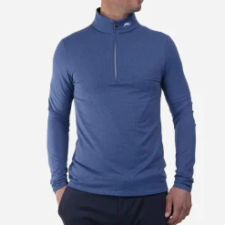 KJUS Midlayers & Sweaters-Men'S Ashton Midlayer Half-Zip Clear Lake/Atlanta Blue
