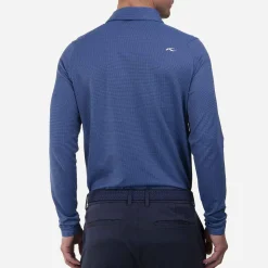 KJUS Polos-Men'S Ashton Polo L/S Clear Lake/Atlanta Blue