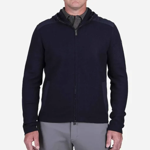 KJUS Midlayers & Sweaters-Men'S Aspen Hooded Jacket Deep Space