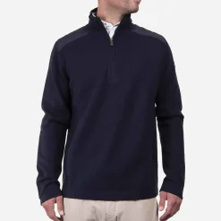 KJUS Midlayers & Sweaters-Men'S Aspen Midlayer Half-Zip Deep Space