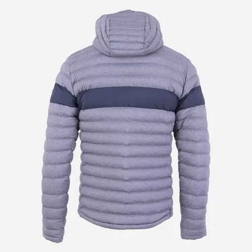 KJUS Jackets & Vests-Men'S Blackcomb Hooded Jacket Steel Grey Melange/Deep Space