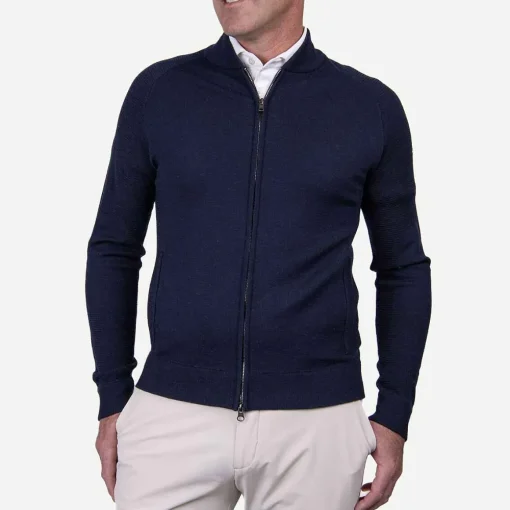 KJUS Jackets & Vests-Men'S Calhoun Sweater Jacket Deep Space