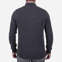 KJUS Midlayers & Sweaters-Men'S Celerina Placket Sweater Iron/Deep Space