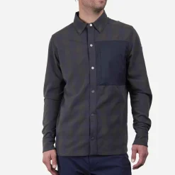 KJUS Midlayers & Sweaters-Men'S Circle Shirt Dark Olive/Deep Space