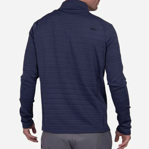 KJUS Midlayers & Sweaters-Men'S Colton Midlayer Jacket Atlanta Blue Melange/Atlanta Blue