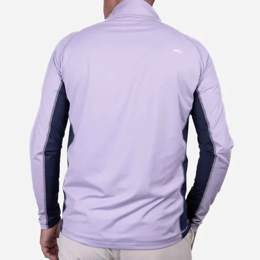 KJUS Midlayers & Sweaters-Men'S Curve Half-Zip Wisteria/Atlanta Blue