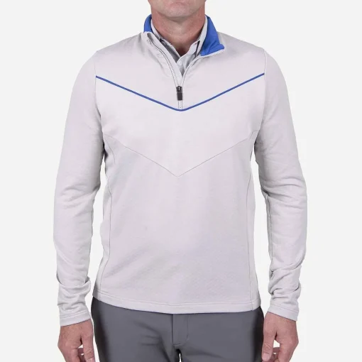 KJUS Midlayers & Sweaters-Men'S Damon Midlayer Half-Zip Alloy