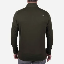 KJUS Midlayers & Sweaters-Men'S David Midlayer Half-Zip Dark Olive