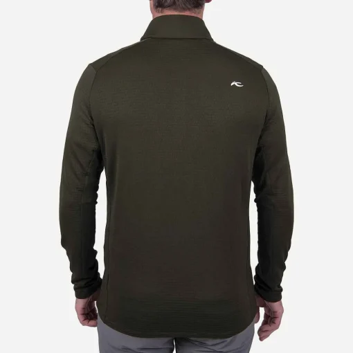 KJUS Midlayers & Sweaters-Men'S David Midlayer Half-Zip Dark Olive