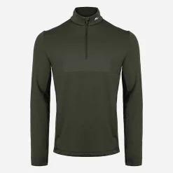 KJUS Midlayers & Sweaters-Men'S David Midlayer Half-Zip Dark Olive