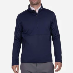 KJUS Midlayers & Sweaters-Men'S Delian Half-Zip Atlanta Blue