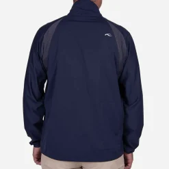 KJUS Jackets & Vests-Men'S Dexter Ii 2.5L Half-Zip Atlanta Blue Melange/Atlanta Blue