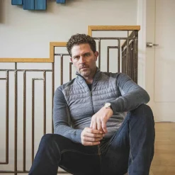 KJUS Midlayers & Sweaters-Men'S Ember Insulated Sweater Iron/Pewter