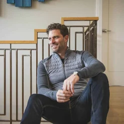 KJUS Midlayers & Sweaters-Men'S Ember Insulated Sweater Iron/Pewter