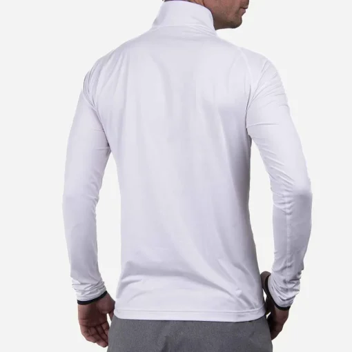 KJUS Midlayers & Sweaters-Men'S Feel Midlayer Half-Zip White/Black
