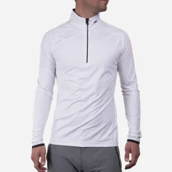 KJUS Midlayers & Sweaters-Men'S Feel Midlayer Half-Zip White/Black