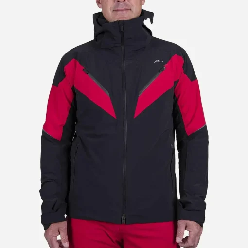 KJUS Jackets & Vests-Men'S Force Jacket Black/Carmine