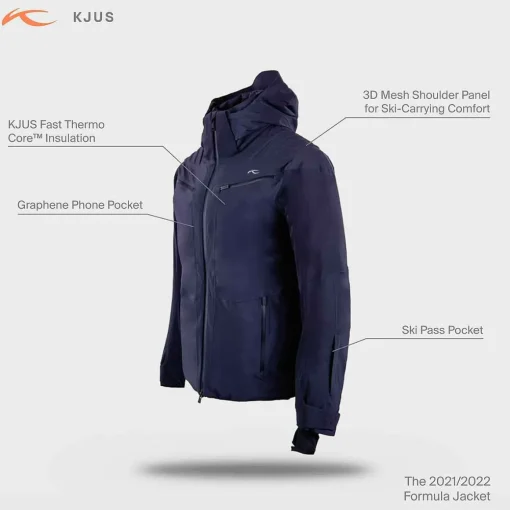 KJUS Jackets & Vests-Men'S Formula Jacket Deep Space