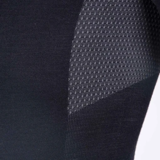 KJUS Base Layers-Men'S Freelite Baselayer L/S Deep Space/Steel Grey