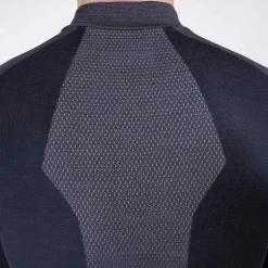 KJUS Base Layers-Men'S Freelite Baselayer L/S Deep Space/Steel Grey
