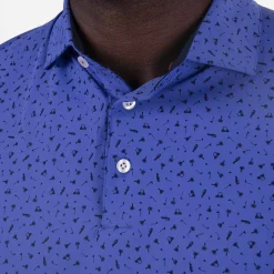 KJUS Polos-Men'S Golfer Polo S/S Mykonos/Atlanta Blue