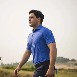 KJUS Polos-Men'S Golfer Polo S/S Mykonos/Atlanta Blue