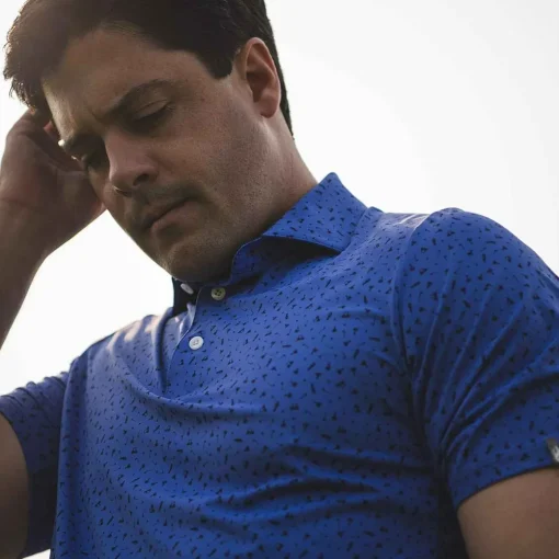 KJUS Polos-Men'S Golfer Polo S/S Mykonos/Atlanta Blue