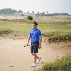 KJUS Polos-Men'S Golfer Polo S/S Mykonos/Atlanta Blue