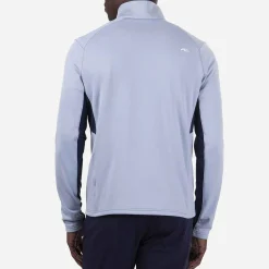KJUS Midlayers & Sweaters-Men'S Hydraulic Midlayer Half-Zip Blue Fog/Atlanta Blue
