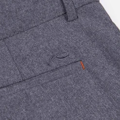 KJUS Bottoms-Men'S Ike Texture Pants (Tailored Fit) Steel Grey Melange/Black