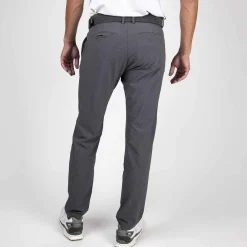 KJUS Bottoms-Men'S Ike Texture Pants (Tailored Fit) Steel Grey Melange/Black
