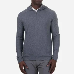 KJUS Midlayers & Sweaters-Men'S Inverness Hoodie Steel Blue/Steel Grey