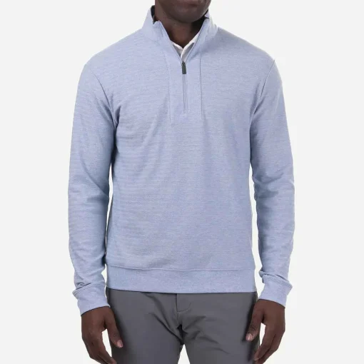 KJUS Midlayers & Sweaters-Men'S Inverness Midlayer Half-Zip Blue Fog