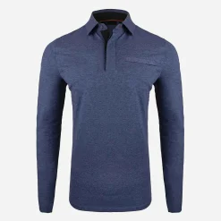KJUS Polos & Shirts-Men'S Inverness Polo L/S Steel Blue