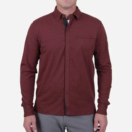 KJUS Polos-Men'S Inverness Shirt Cedar