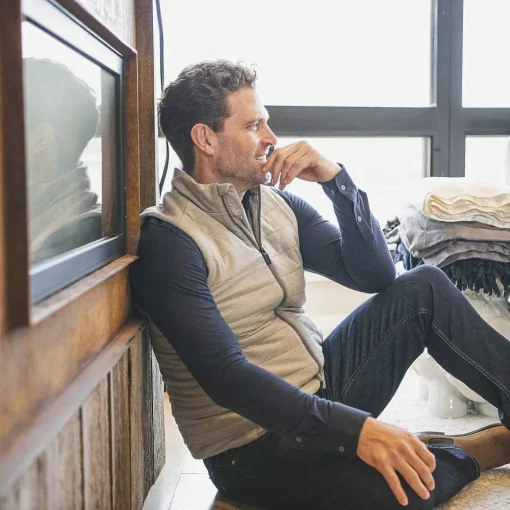 KJUS Jackets & Vests-Men'S Inverness Vest Pewter