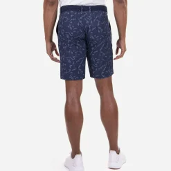 KJUS Bottoms-Men'S Iver Printed Shorts (10'') Atlanta Blue/Steel Blue
