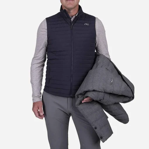 KJUS Jackets & Vests-Men'S Kensington Blazer Jacket Steel Grey/Deep Space